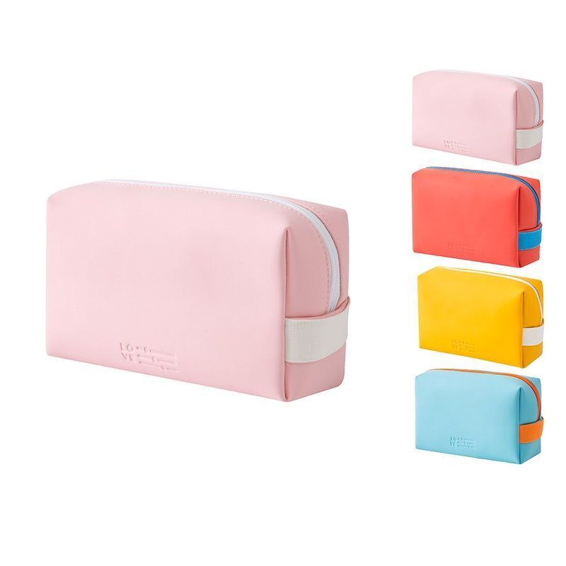 Makeup Bag Cosmetic Organizer Zipper Toiletry Pouch Traveling Case Accessories