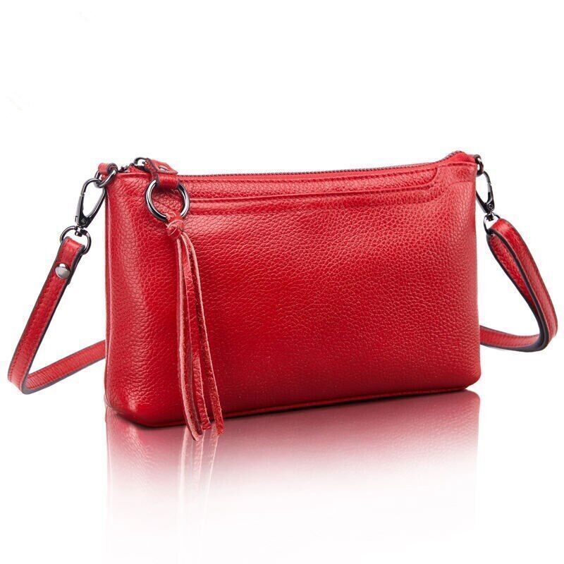 Layer Cow Skin Women Bag Genuine Leather Ladies Shoulder Bags Leather Women's