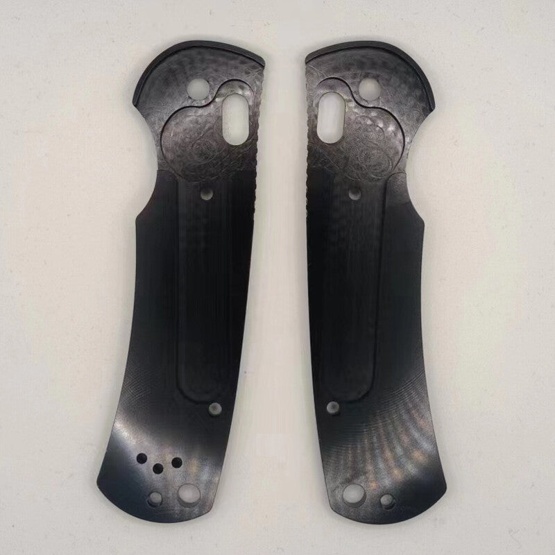 1 Pair Black Aluminum Handle Scales for Benchmade Griptilian 550/551 Knives