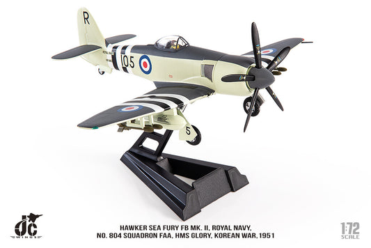 1:72 JC Wing HAWKER SEA FURY FB MK. I, ROYAL NAVY 1951 Fighter Diecast Model
