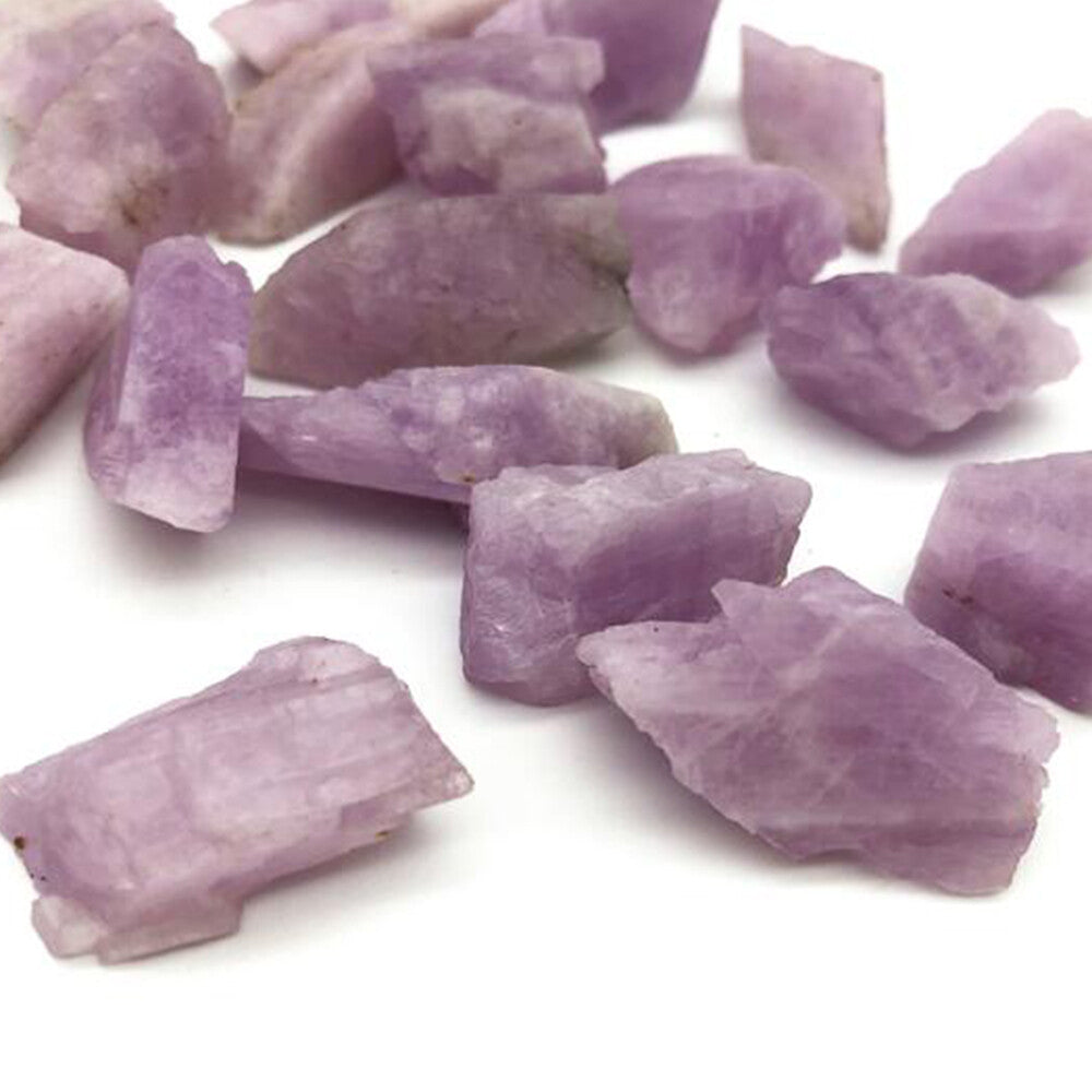 1/2LB Natural Kunzite Gemstone Rough Stone Crystal Spodumene Mineral Healing Lot
