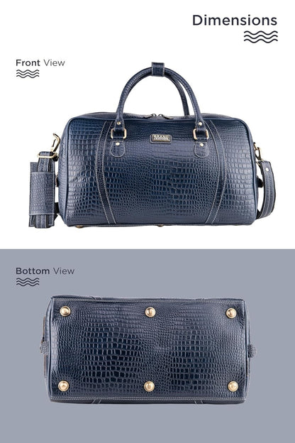 Genuine Leather Travel Duffel Bag Weekend Luggage Leather Duffle Bag
