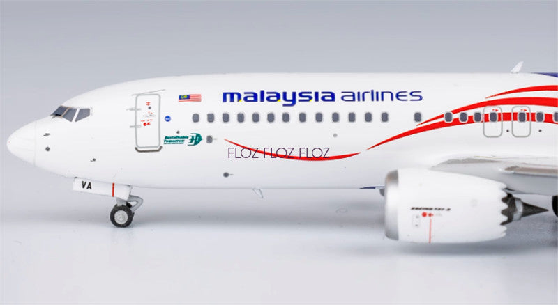 NG Models Malaysia Airlines for Boeing B737 MAX8 9M-MVA 1:400 Aircraft Pre-built