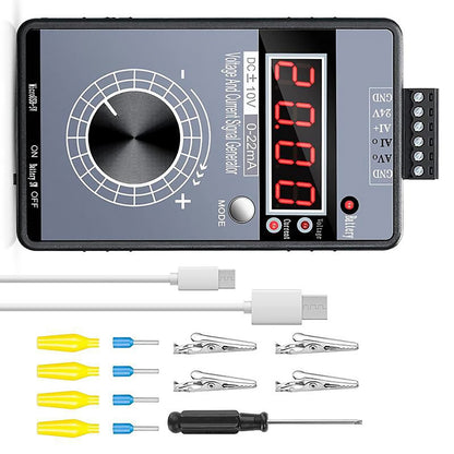 1Pcs Digital 4-20mA 0-10V Voltage Signal Generator 0-22mA Current Transmitter