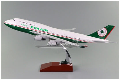 47CM 1:150 EVA AIR BOEING 747-400 B-16403 Passenger Airplane Resin Plane Model