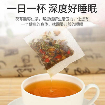 北京同仁堂 Promote Sleep insomnia 300gPoria Jujube Seed Tea 茯苓酸枣仁玫瑰大枣百合栀子桑葚大麦助眠安神失眠多梦