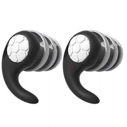 Reusable Silicone Ear Plugs Noise Cancelling Earplugs Protector Study Sleep Swim