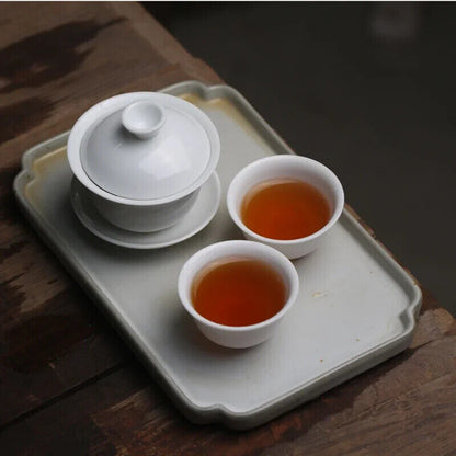 Mini 60ml Gaiwan Porcelain Tureen Teaware Travel Kung Fu Tea Set Tea Cup Bowls