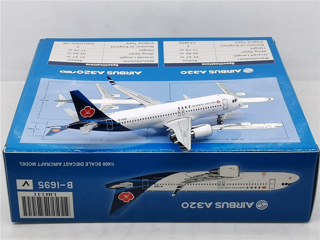 1:400 JC Wings QINGDAO AIRLINES A320 Passenger Airplane Diecast Aircraft Model