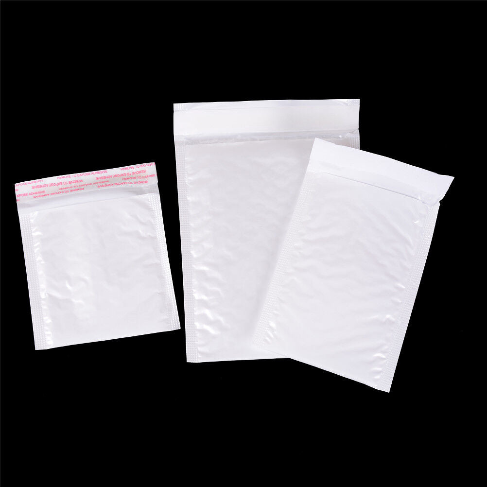 10Pcs Poly Bubble Mailers Padded Envelopes Shipping Packaging Bags Self Seal -lh