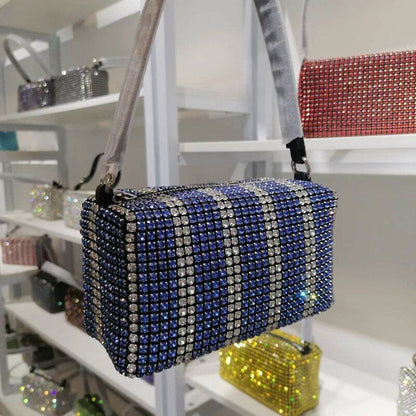 Evening Bag Purse Clutch Wedding Small Handbag Women Rhinestone Shoulder Bag 1PC