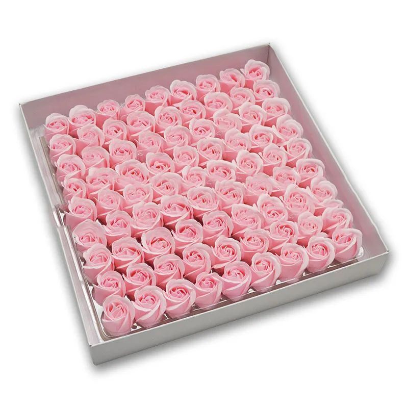 Bath Soap 81Pcs Lot Rose Flower Body Floral Scented Valentines Day Gift Holding