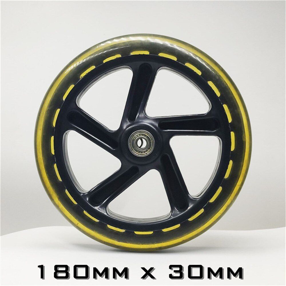 1pc 200/180/175/145/120/40/30/24mm Scooter Skating Wheel Tire PU Skateboard 12 V