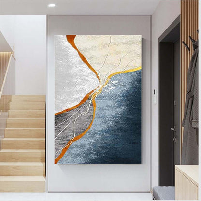 Home Decor Drawing Handmade Oil Painting Wall Art Abstract Canvas Acrylic Mural
