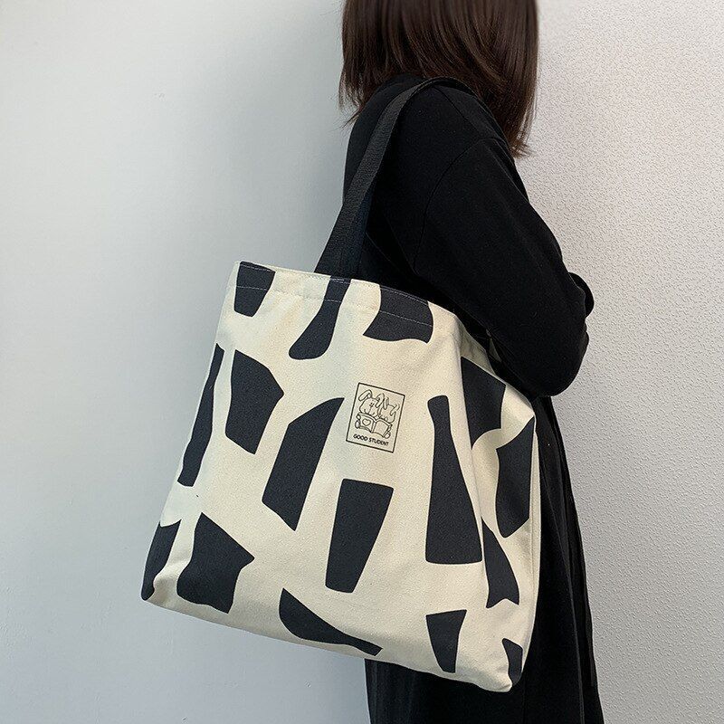Canvas Totes Large Shoulder Bags Shopping Purse Handbag Tote Pouch 42*38 CM Bags