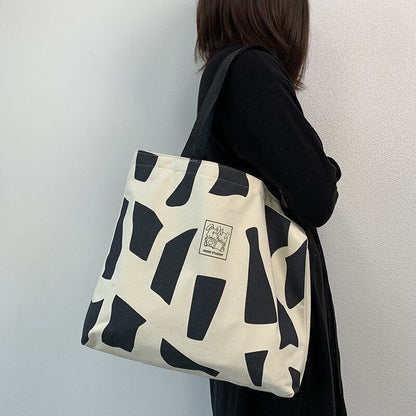 Canvas Totes Large Shoulder Bags Shopping Purse Handbag Tote Pouch 42*38 CM Bags