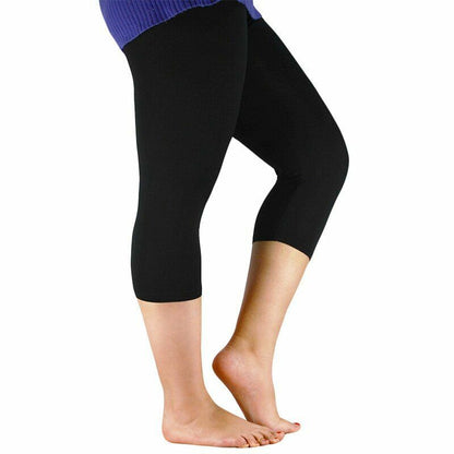 Women Leggings Plus Size Elastic Waist Casual Bamboo Fiber Stretch Pants Workout