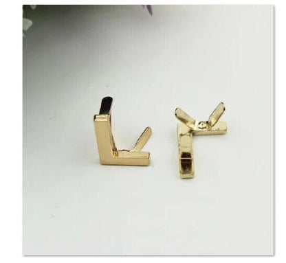 English Letters Rivets 5Pcs Metal DIY Claw Studs Bags Clothes Hats Leather Decor
