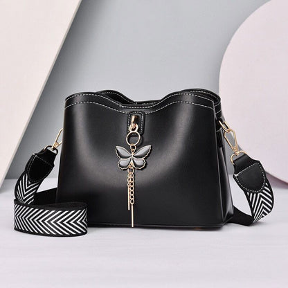 Women Handbag Butterfly PU Leather Bags Ladies Crossbody Tote Shoulder Bag