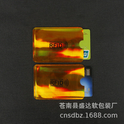 Credit Card Card Case Anti Rfid Bank Metal Card Holder Bag Holder Protector Card