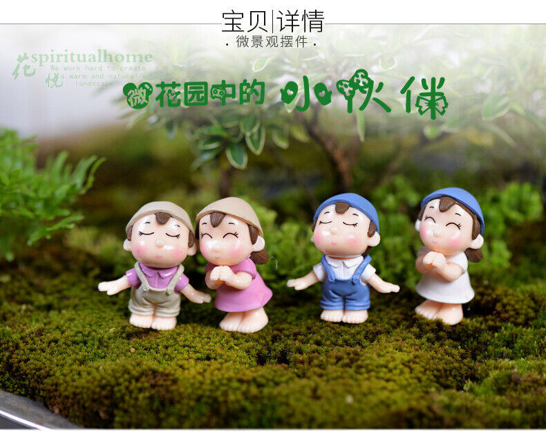 Decoration DIY Landscaping Accessories Material 1Pair Micro Landscape Couple