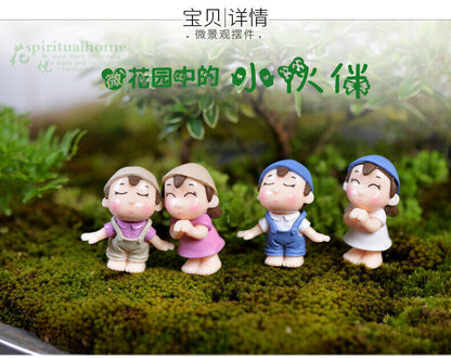 Decoration DIY Landscaping Accessories Material 1Pair Micro Landscape Couple