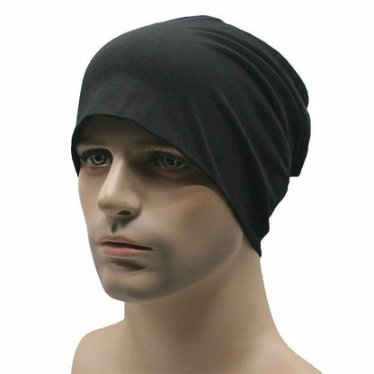 Fashion Bonnet Hat Autumn Knitted Solid Color Beanie Spring Casual Soft Turban