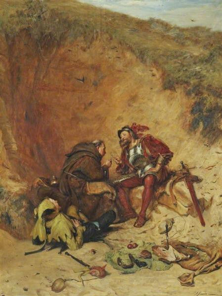 high quality oil painting handpainted on canvas "The Jester's Merry Thought "