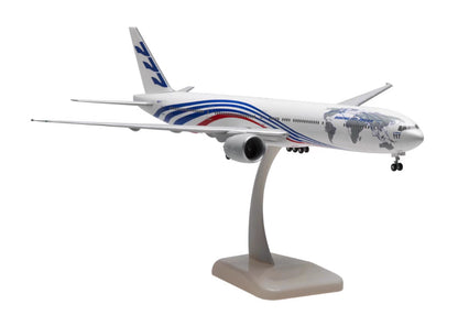 1:200 37CM Hogan World Tour BOEING 777-300ER Airplane ABS Plastic Aircraft Model