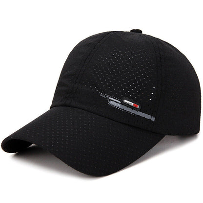 Unisex Breathable Mesh Hat Snapback HatAdjustable Quick Drying Hats Baseball Cap