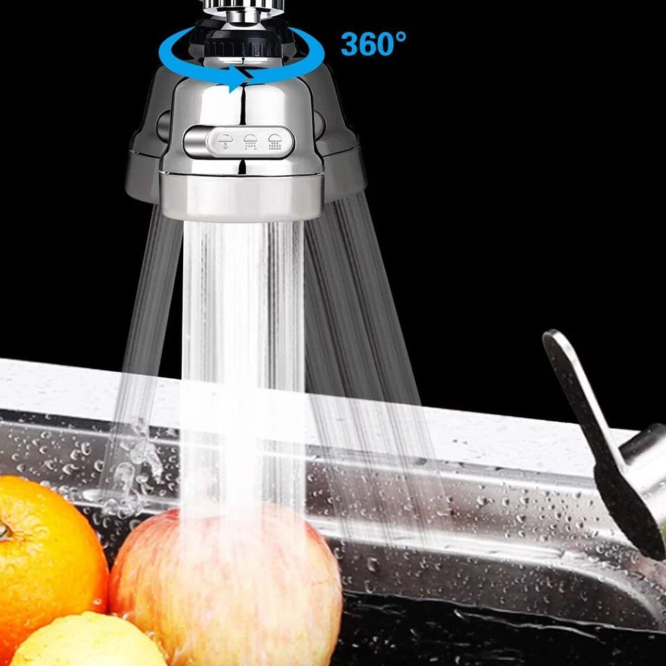 Kitchen Tap Head Water Saving Faucet Extender Sprayer Sink Spray Aerator Nozzle