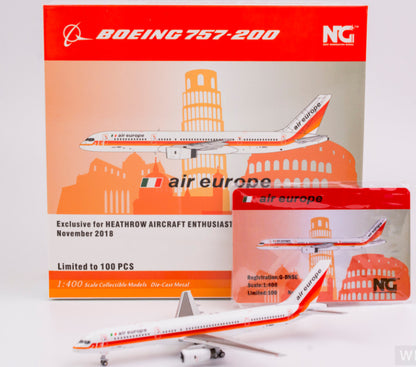 1:400 NG Model Air Europa BOEING 757-200 Passenger Aircraft Diecast Plane Model
