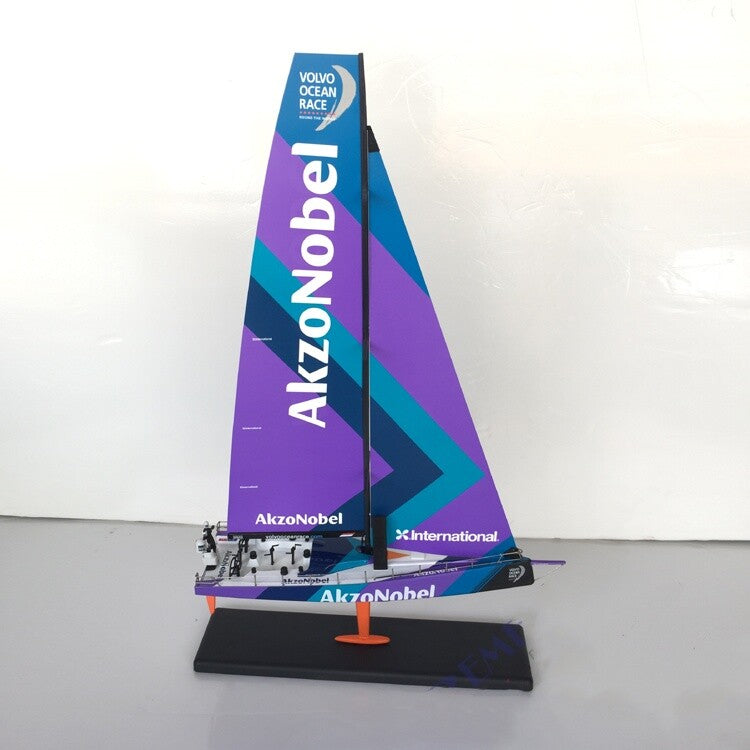 1:50 45CM MOTORART Akzo Nobel V065 Sailing Ship Open Championship Diecast Model