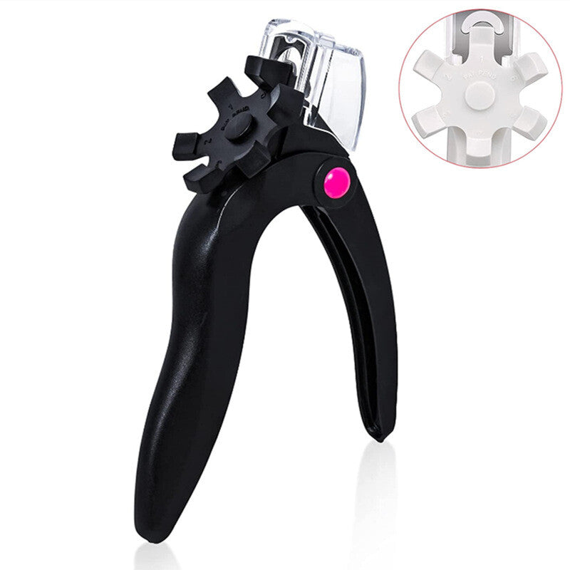 Nail Clippers Acrylic Nails Clipper Sizer Catcher Adjustable Salon Nail Cutter