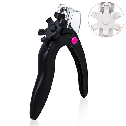 Nail Clippers Acrylic Nails Clipper Sizer Catcher Adjustable Salon Nail Cutter