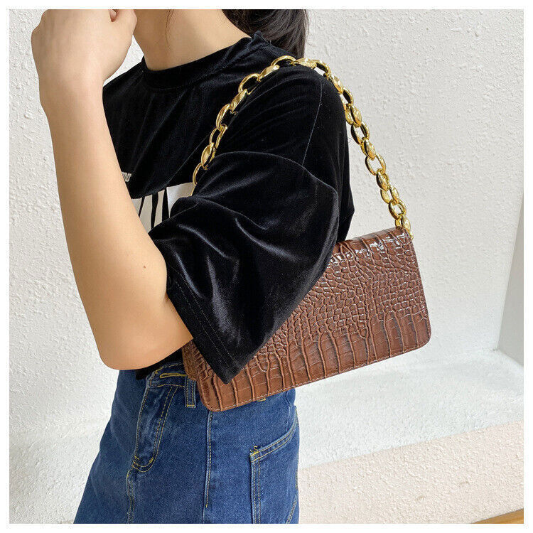 Women's Bag Shoulder Bag PU Buckle Texture Woven Handbags for Women