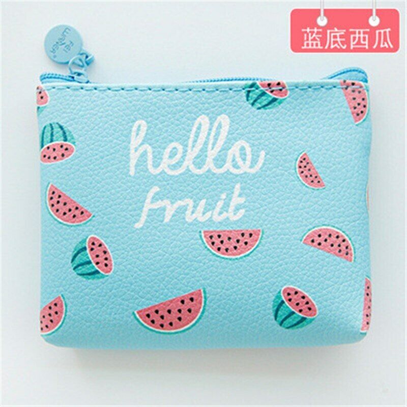 Lady Cash Bag Money Card Coin Purses Wallet Clamps Mini Handbag Girls PU Leather