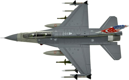 1:72 F-16D Fighting Falcon Fighter Attack Metal Plane Model,Singapore Air Force