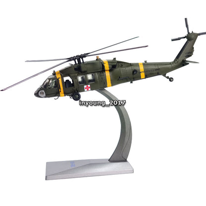 1/72 Scale Sikorsky UH-60 Black Hawk Helicopter Model Diecast Airplane Model