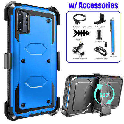 For Samsung Galaxy Note10+ Heavy Duty Clip Holder Case Cover, / Accessory