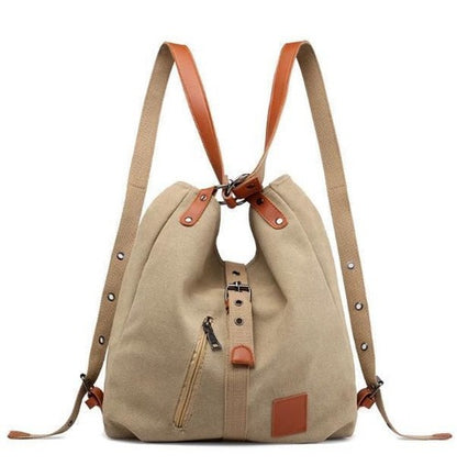 Canvas Women Shoulder Bags Multi Women Back Pack Students School Travel Bags