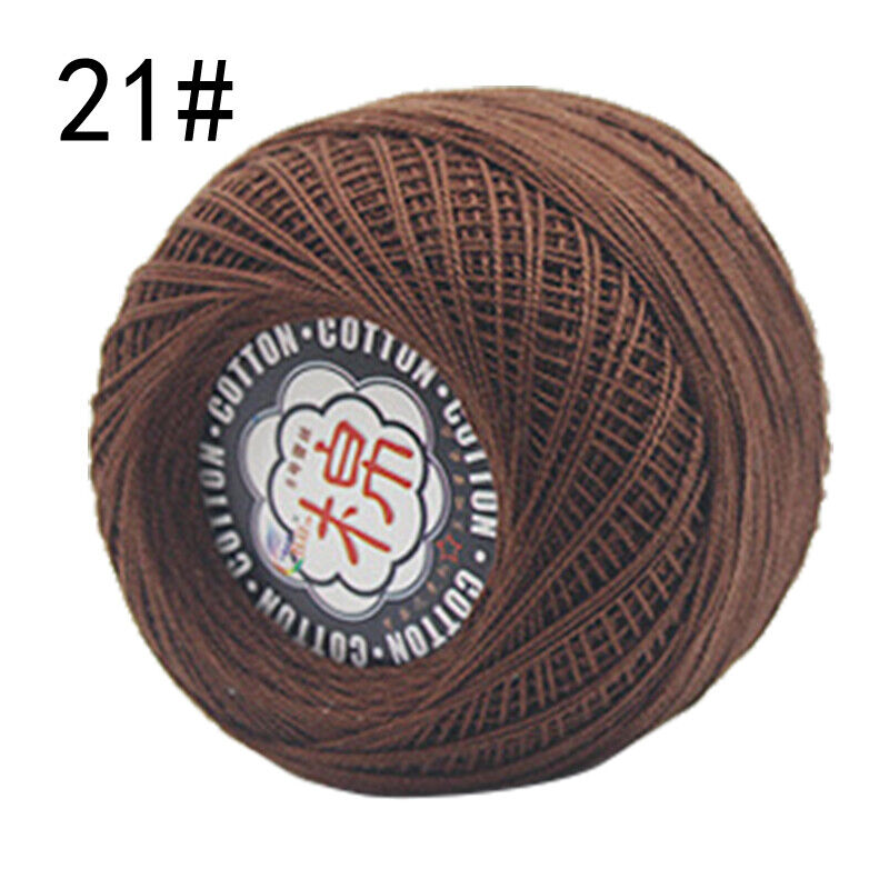 Hot Sale 50g Soft Cotton Thread Yarn Knitting Crochet Lace Embroidery Yarn