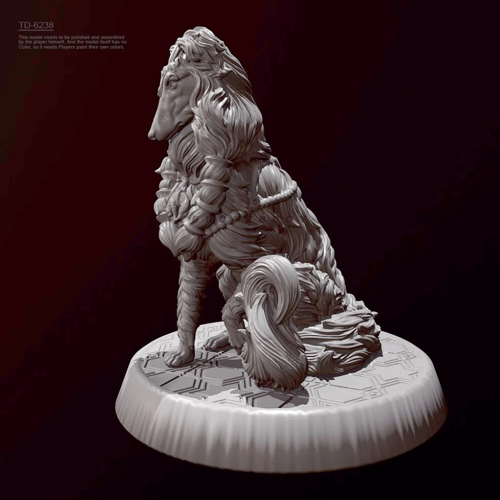 1/24 resin figure model kit 3D printing of noble dogs Unassembled unpainted