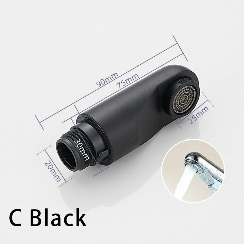 ABS Kitchen Tap Pull Out Parts Faucet Replacement Accessories Small Nozzle Head