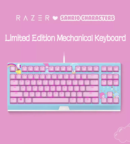 Razer x Sanrio Hello Kitty Blackwidow TKL Mechanical Keyboard - Pink 87 Keys