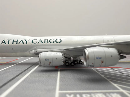 1:400 YY Wings CATHAY PACIFIC CARGO BOEING B747-8F Plane Aircraft Diecast Model