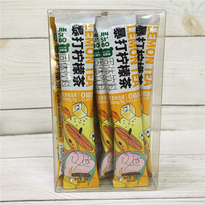 Thai Small Lime Lemon Tea Instant Punch, Hong Kong Style Iced Lemon Tea
