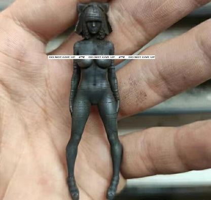 1Pc Black Brass Beauty Beauty Nude Statue Body Art Decorations