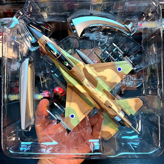 1:72 F-16I Two-Seat Multi-Mission Fighter Metal Model with Weapon Alloy Support