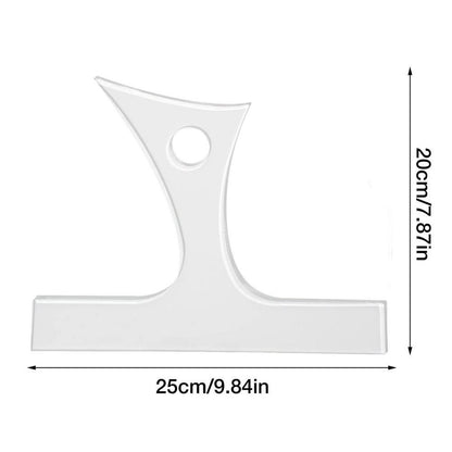 Cutting Board Template Clear Acrylic Charcuterie Handle Angled Tracing Stencils